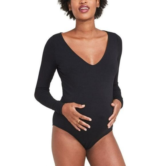 Hatch Maternity Black The Remi Bodysuit - Picture 1 of 8